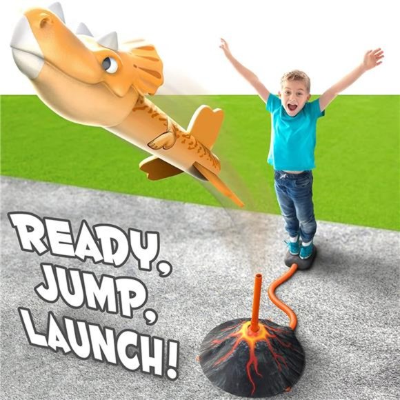 Dino Blasters | Rocket Launcher for Kids - Launch up to 100 ft. Birthday Gift - Picture 3 of 6